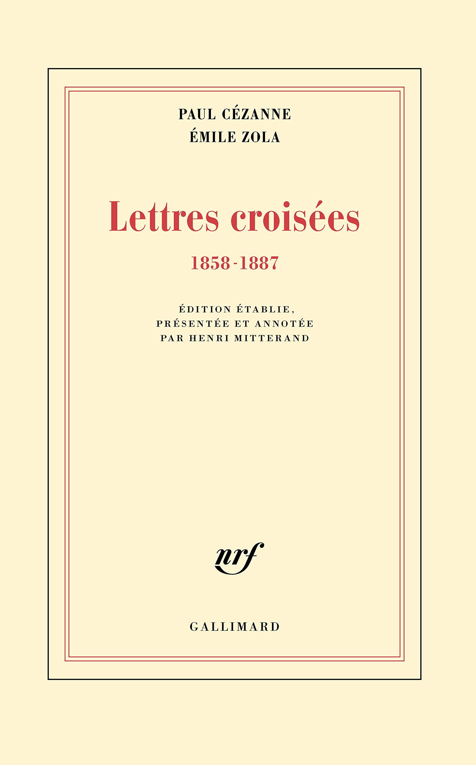 Lettres croisées 1858-1887